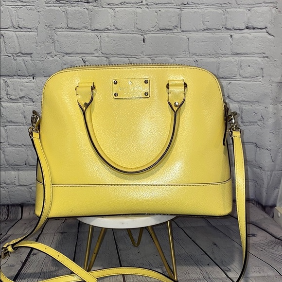 kate spade Handbags - Kate Spade Soft Yellow Crossbody Bag
